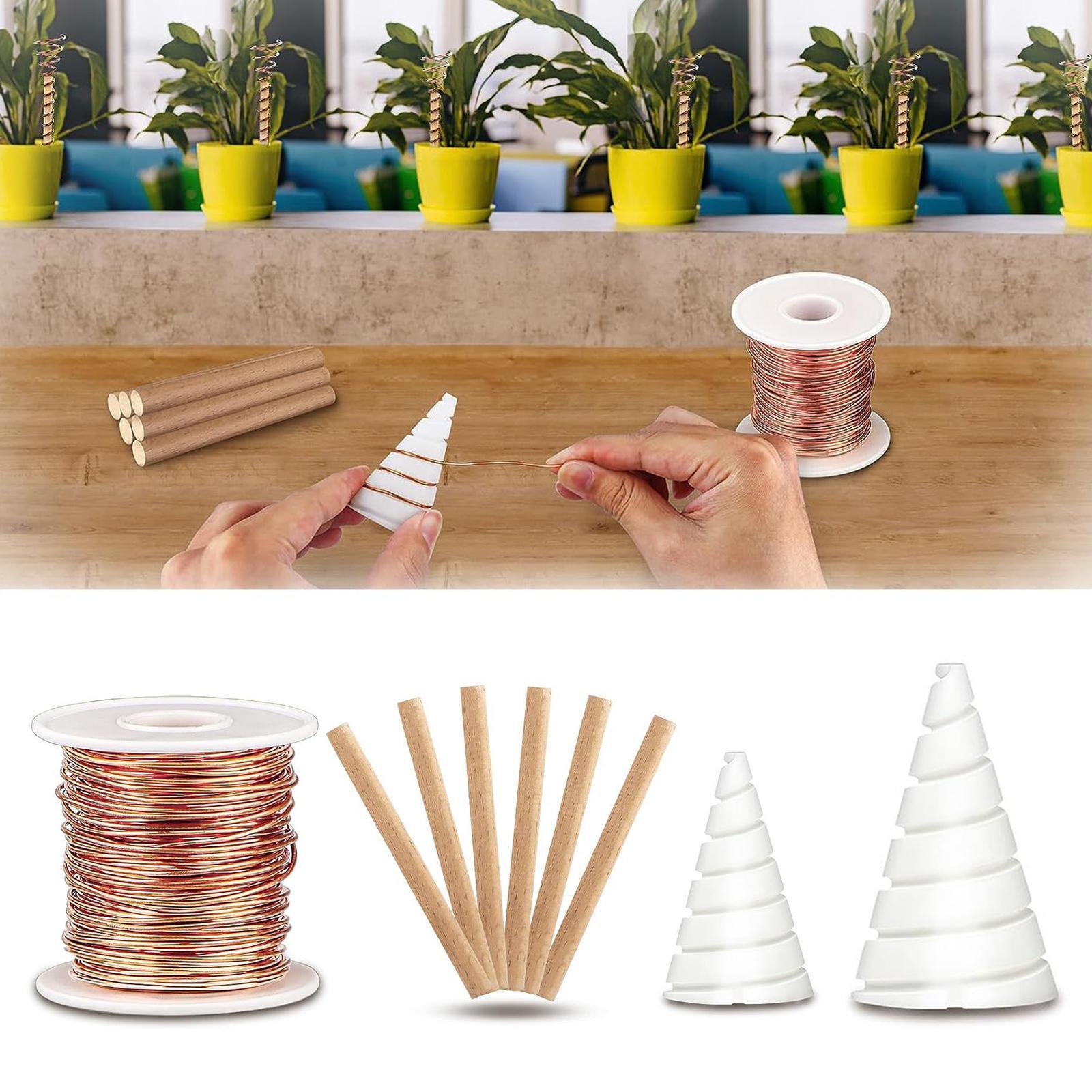 Copper Wire Roll - Verstelbare Fibonacci-spiraalwikkelmal koperdraad antenne gereedschapset voor