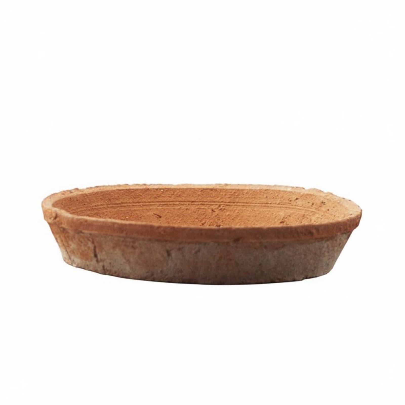 Drip Tray Saucer - Terracotta plantenbak, poreuze klei schotel, rustieke