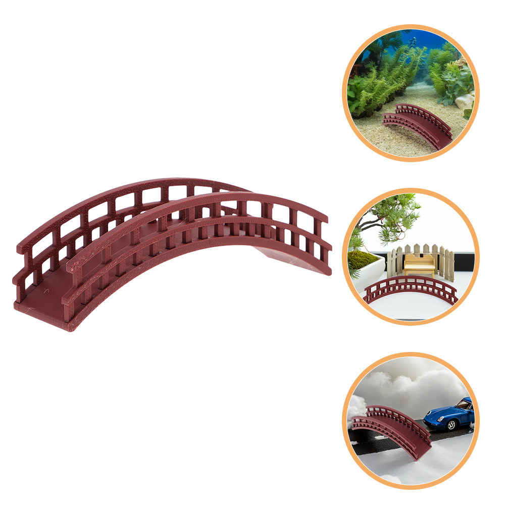 Bonsai Garden Landscape Design - Mini-boogbrug, lichtgewicht ontwerp voor een sprookjes-tuin,