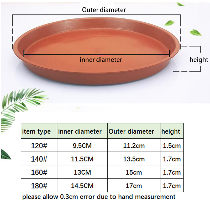 Drip Tray Saucer - 10 stks Plastic Bloempot Lade Basis