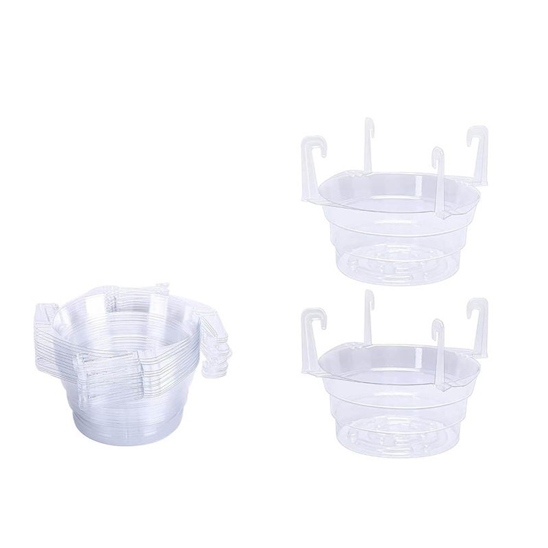 Drip Tray Saucer - ABGG-15 stuks plantenwateropvangbakjes - transparante plastic