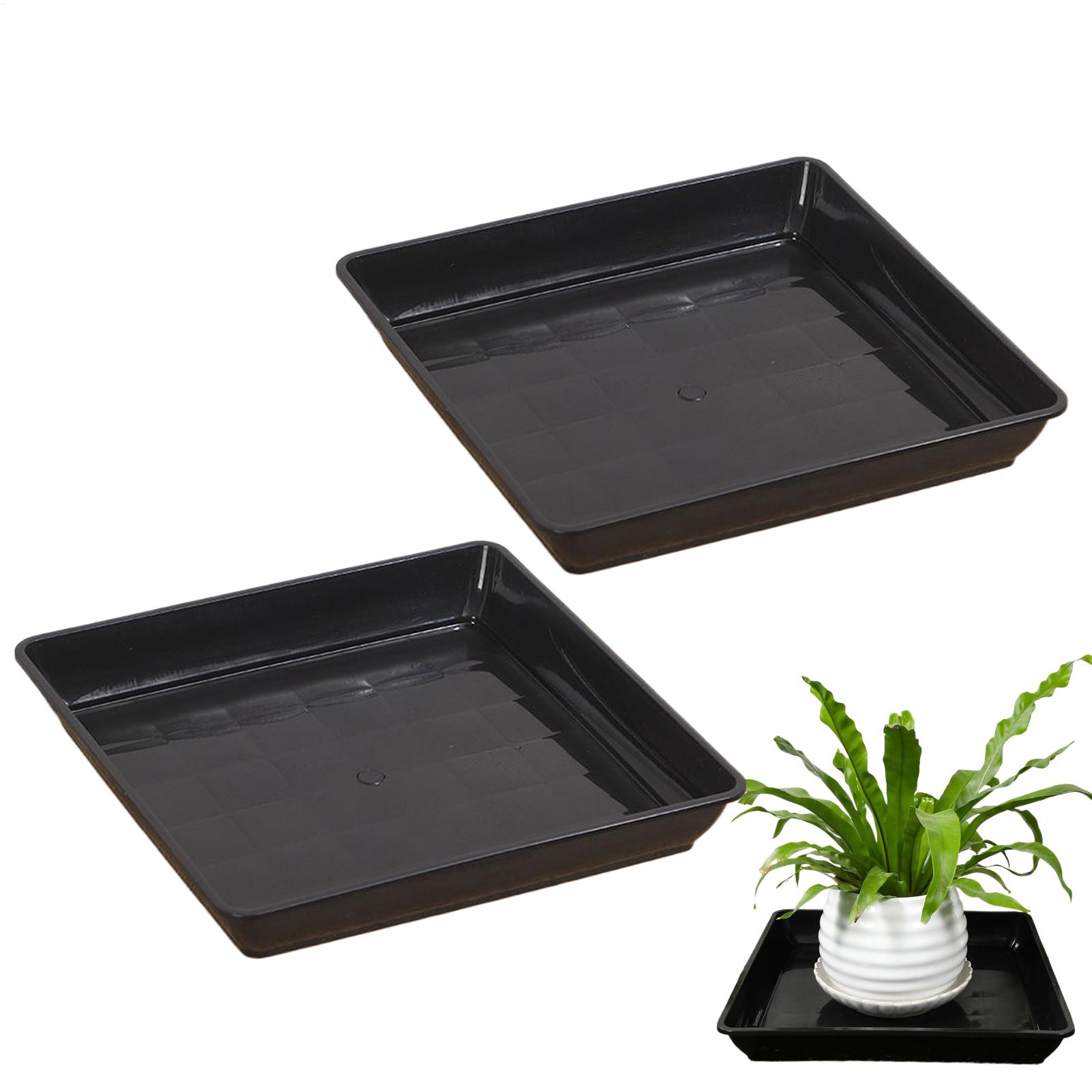 Drip Tray Saucer - Plantenbakken voor potten 2 stuks vierkante