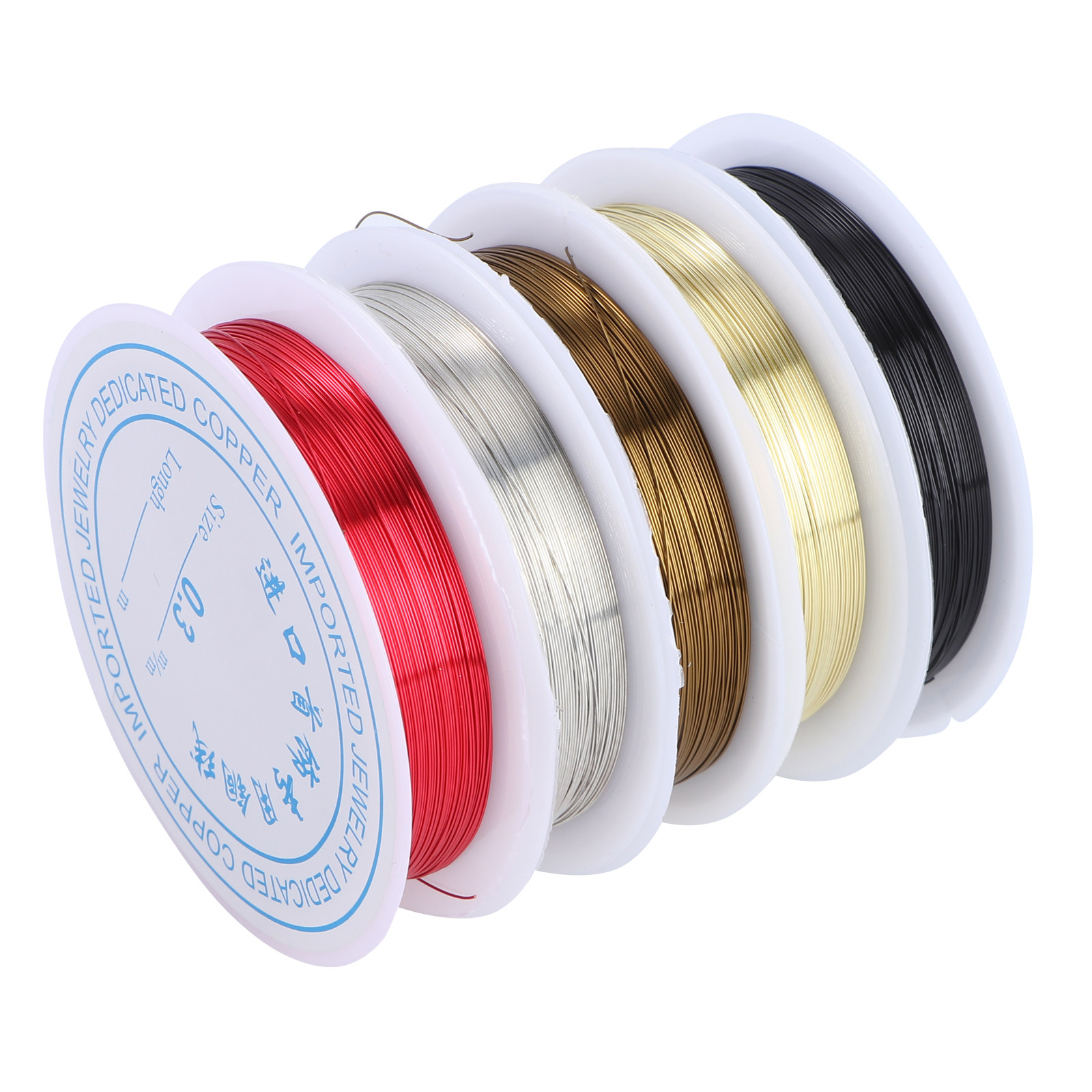 5 rollen 26 gauge koperdraad,  - Copper Wire Roll recensie en prijs