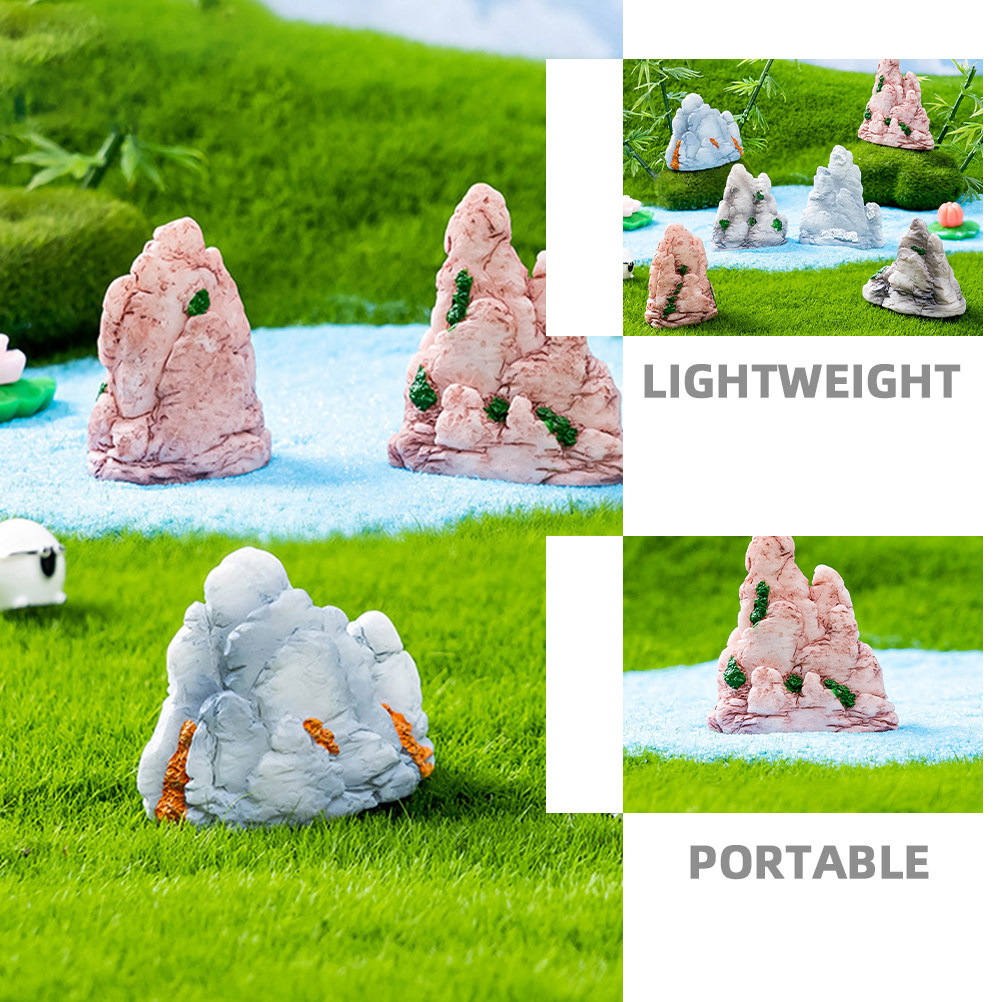 6 stuks hars mini bonsai berg  - Bonsai Garden Landscape Design recensie en prijs