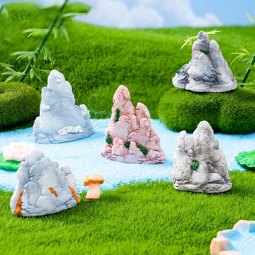 6 stuks hars mini bonsai berg  - Bonsai Garden Landscape Design recensie en prijs