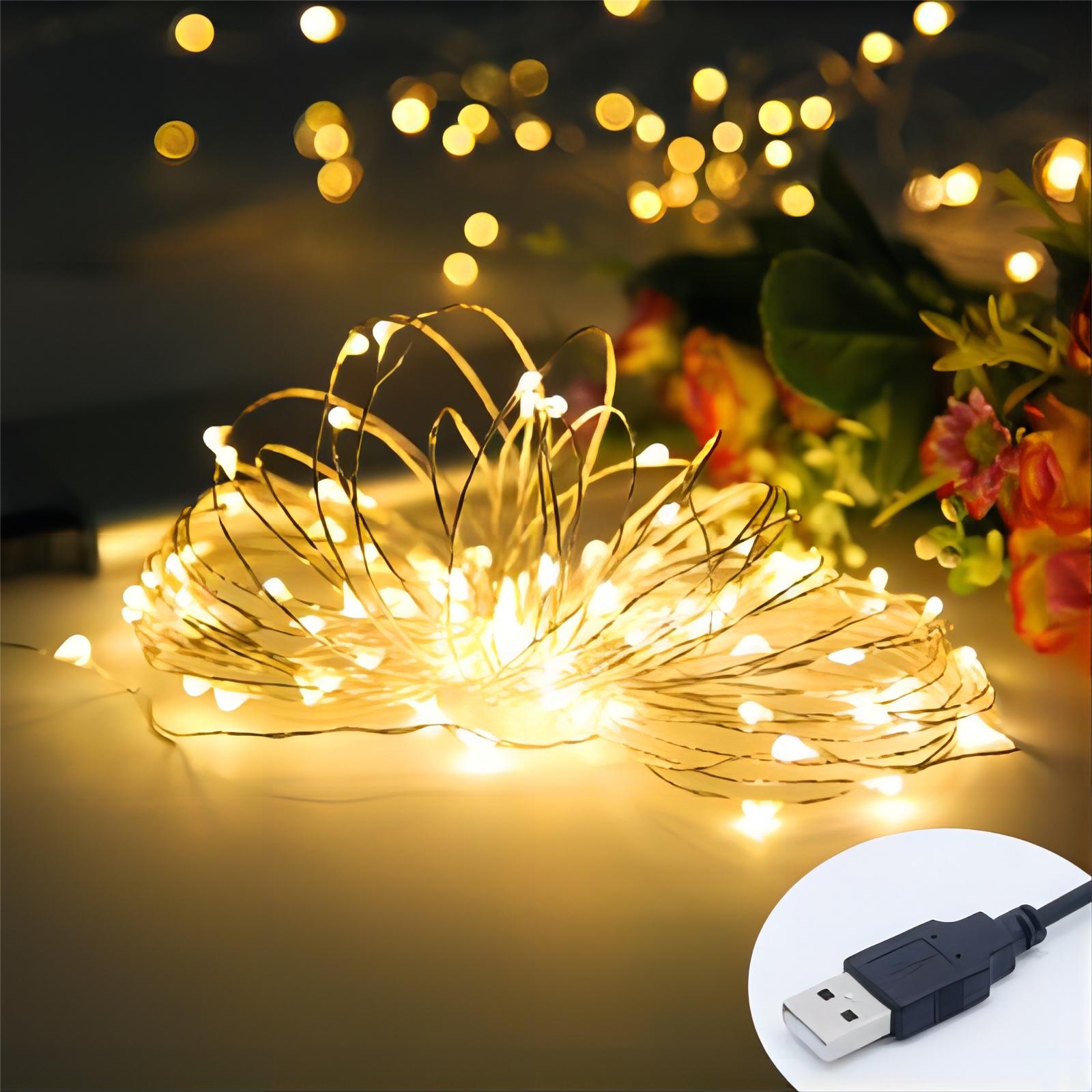Warm Wit 5M 50LED Koperdraad L - Copper Wire Roll recensie en prijs