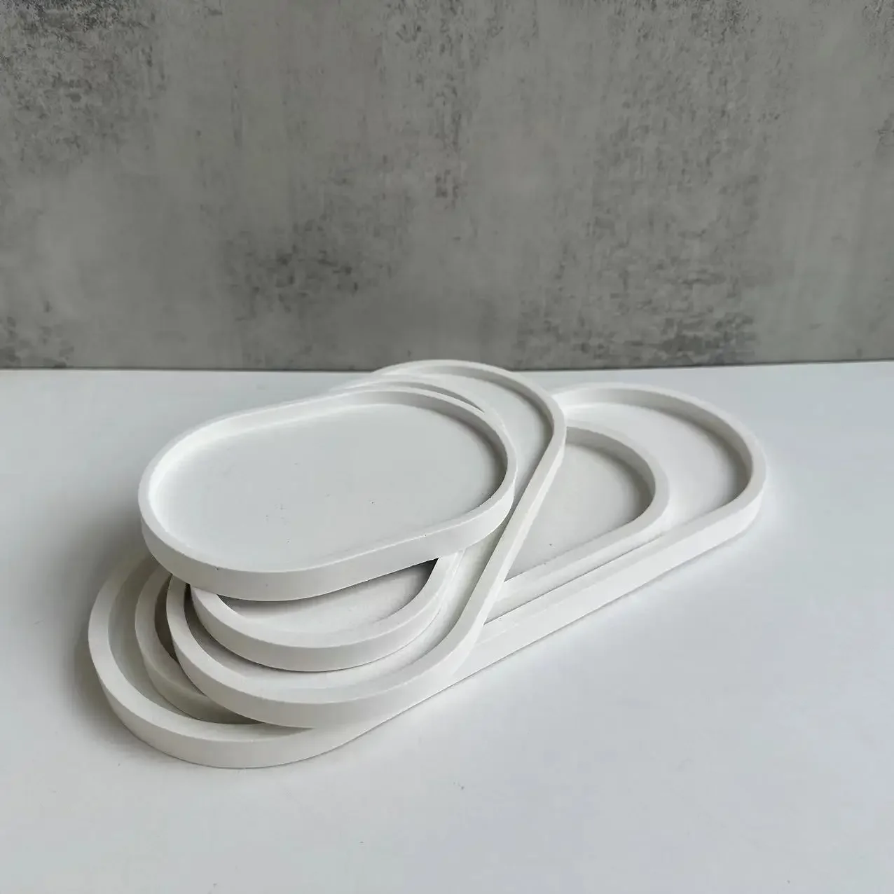 Ovale bloempotvoetvorm, cement - Drip Tray Saucer recensie en prijs