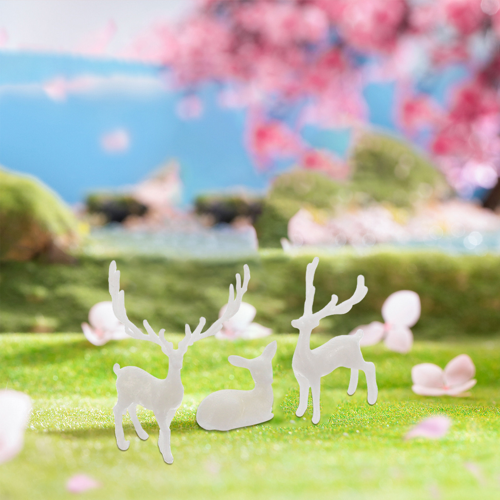 3 stuks levensechte hars eland - Bonsai Garden Landscape Design recensie en prijs