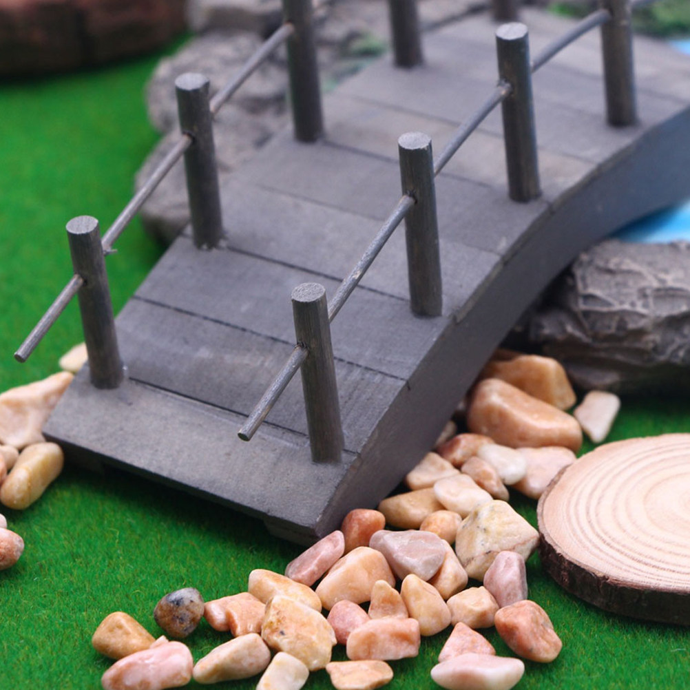 2 stuks kleine houten boogbrug - Bonsai Garden Landscape Design recensie en prijs