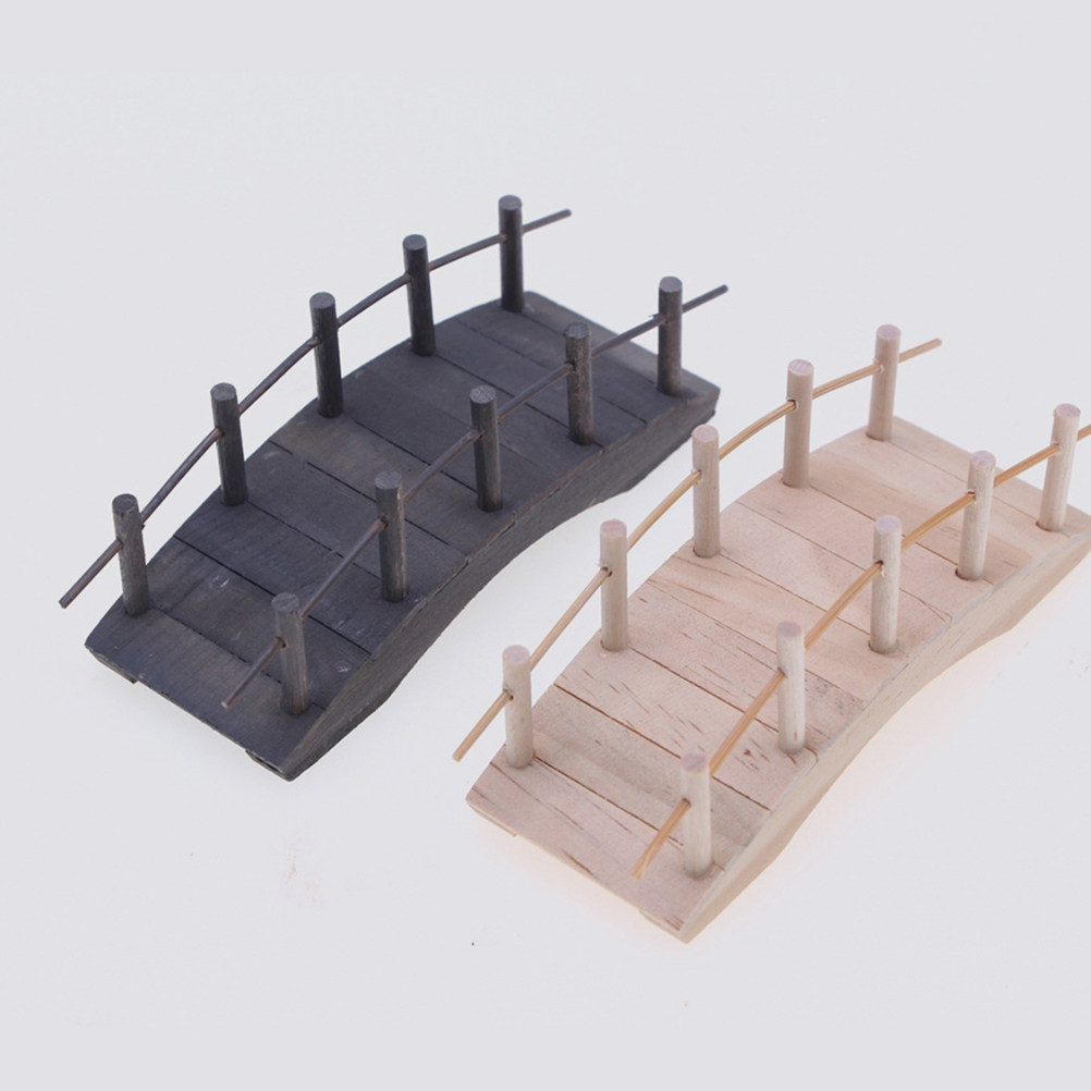 2 stuks kleine houten boogbrug - Bonsai Garden Landscape Design recensie en prijs